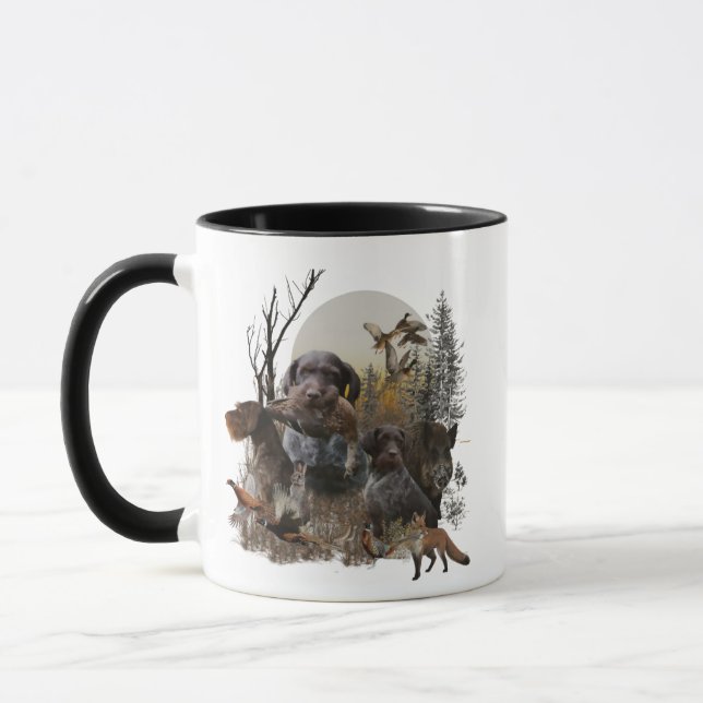 Tysk Wirehsted Pointer Mugg (Vänster)