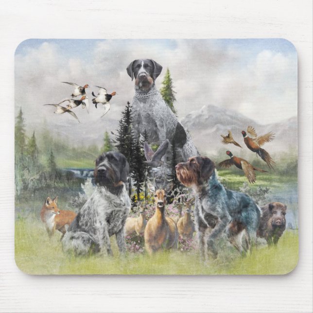 Tysk Wirehsted Pointer Musmatta (Framsidan)