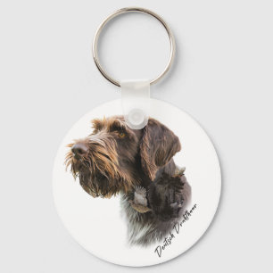 Tysk Wirehsted Pointer Nyckelring