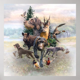 Tysk Wirehsted Pointer Poster
