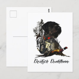 Tysk Wirehsted Pointer Vykort