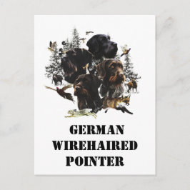 Tysk Wirehsted Pointer Vykort