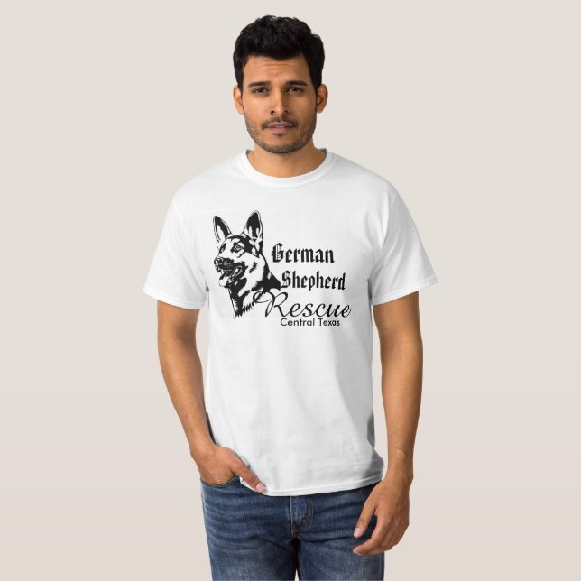 Tyska adopterar sidskjortan för herderädding 2 t-shirt (Hel framsida)