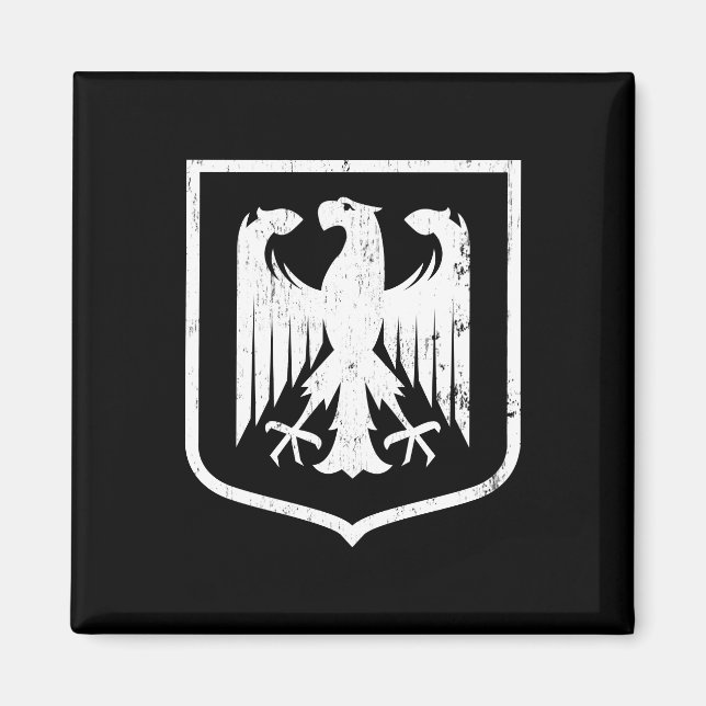 Tyska agle - tyska mark jackat av arm magnet (Framsidan)