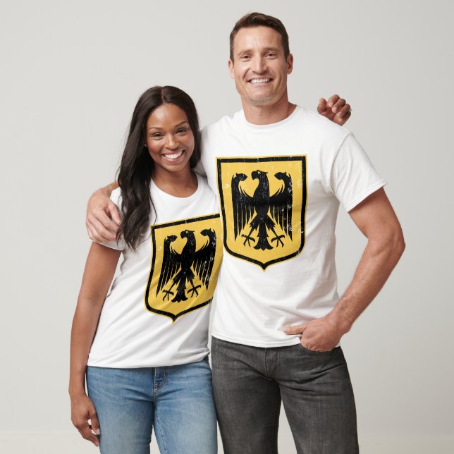 Tyska agle - tyska mark jackat av arm tee shirt (Unisex)