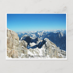Tyska Alperna, Zugspitze, Tyskland Vykort