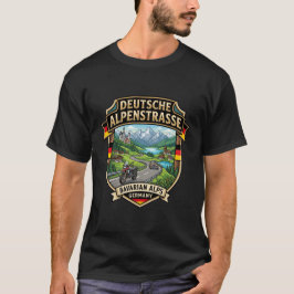 Tyska alpvgen Bayern Scenisk väg T Shirt
