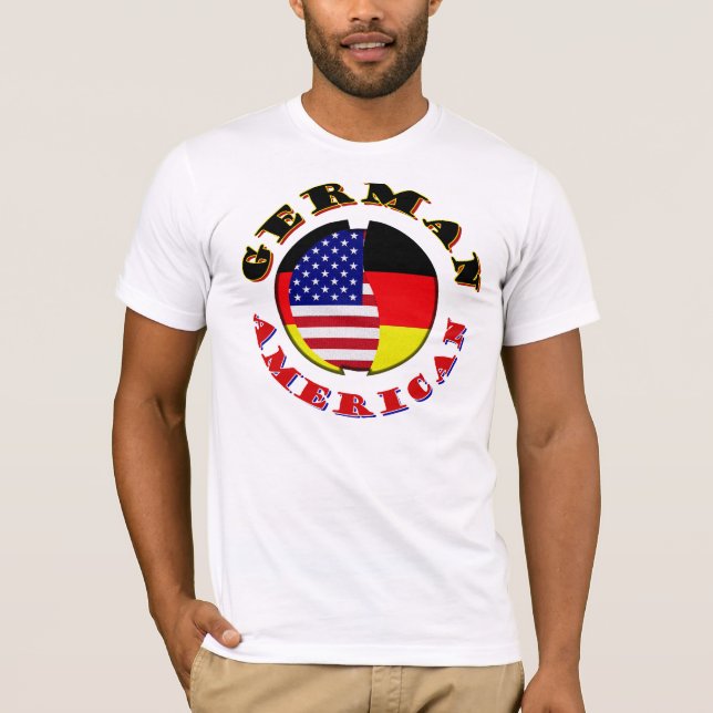 tyska Amerika T-shirt (Framsida)