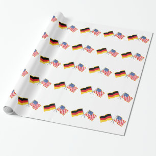 Tyska amerikanska flaggan presentpapper