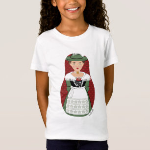 Tyska, bayerska Matryoshka Girls' T-Shirt