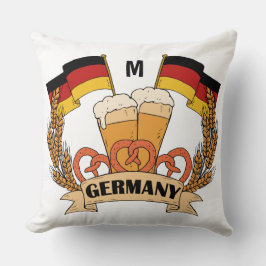 Tyska Beer anpassningsbar monogram dekorativ kudde