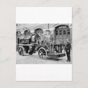 Tyska brandmotorn, tidigt 1900-talet vykort