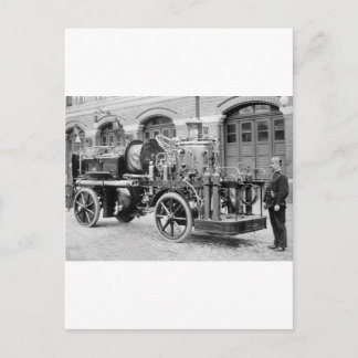 Tyska brandmotorn, tidigt 1900-talet vykort