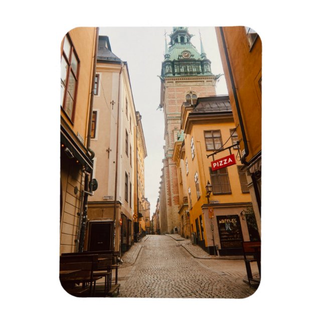 Tyska Brinken, Gamla Stan, Old Town, Stockholm Magnet (Vertikal)