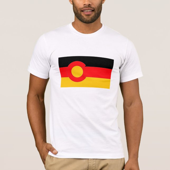 Tyska Colorado Tee Bella Canvas Shirt (Framsida)