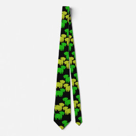 Tyska Dachshund Hund Mönster Slips