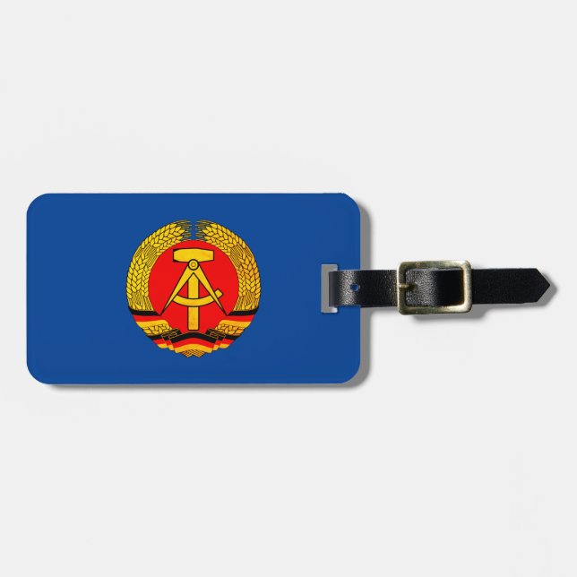 Tyska demokratiska republiken (DDR, DDR) Öster Tys Bagagebricka (Horisontell Framsida)