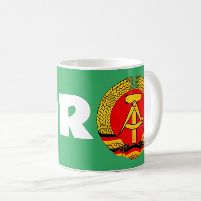 Tyska demokratiska republiken (DDR, DDR) Öster Tys Kaffemugg (Framsida höger)