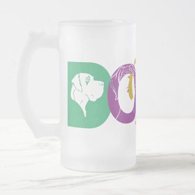 Tyska: Dogge Frostat Ölglas (Vänster)