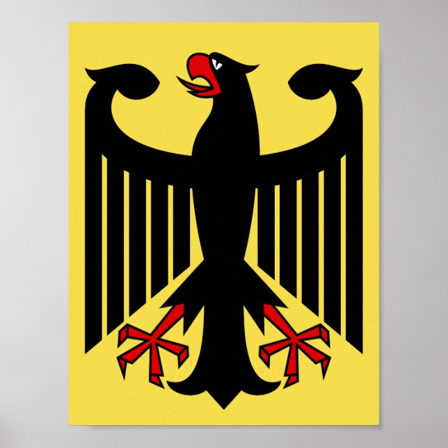 Tyska Eagle Emblem Poster (Framsidan)