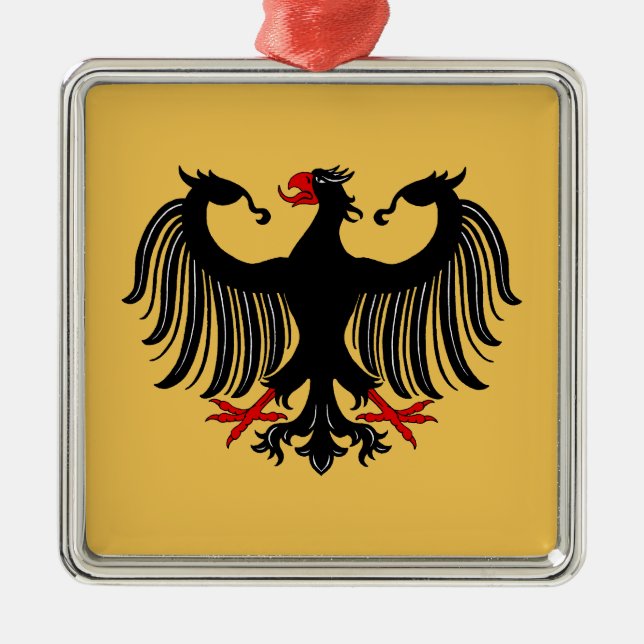 Tyska Eagle Julgransprydnad Metall (Framsidan)