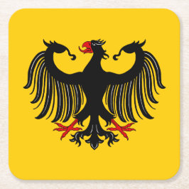 Tyska Eagle Underlägg Papper Kvadrat