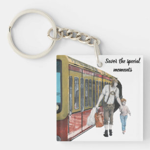 Tyska Elf Berlin Resa Fantasy Art Keychain Tåg