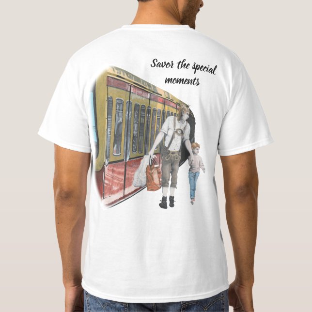 Tyska Elves Family Shopping Fantasy Art Shirt T Shirt (Baksida)