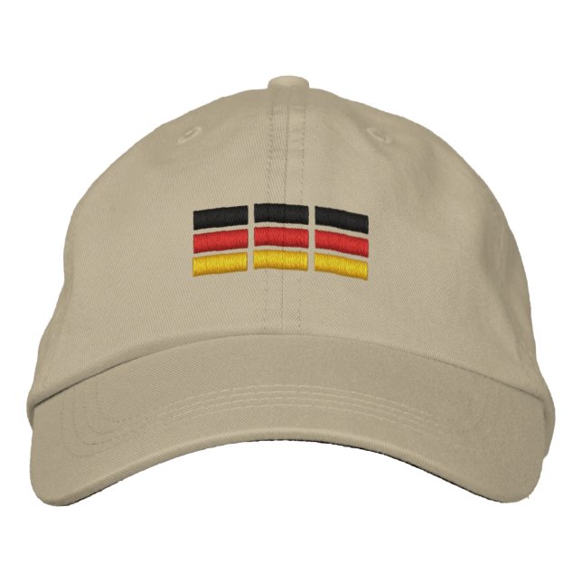 Tyska Flagga Broderad Keps (Framsida)