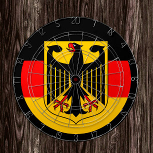 Tyska Flagga Dartboard och Tyskland/speltavla Darttavla