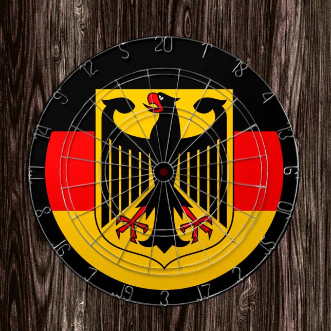 Tyska Flagga Dartboard och Tyskland/speltavla Darttavla (Skapare uppladdad)
