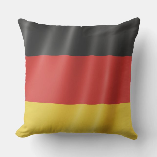 Tyska Flagga dekorativ kudde (Framsida)
