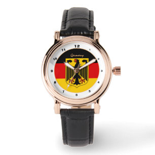 Tyska Flagga, Eagle & Tyskland mode/designur Armbandsur