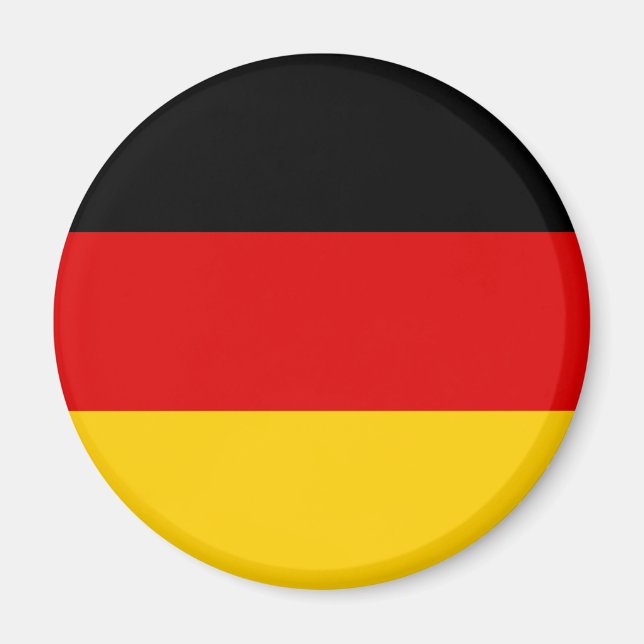 Tyska Flagga Magnet (Framsidan)