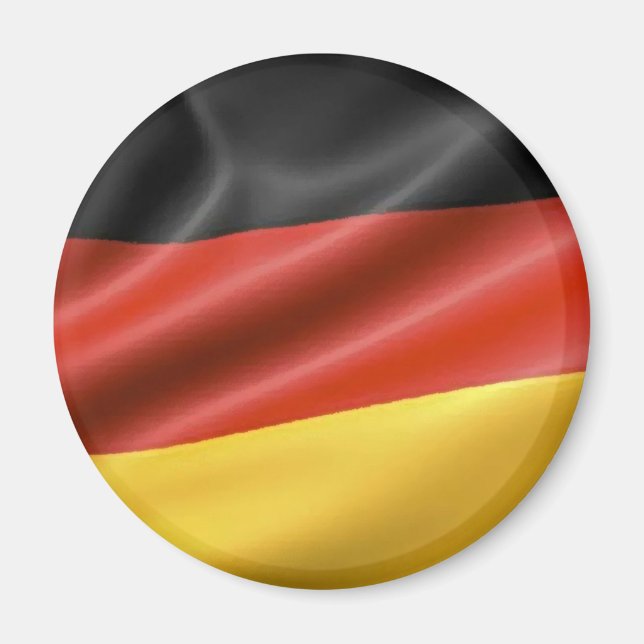 Tyska Flagga Magnet (Framsidan)