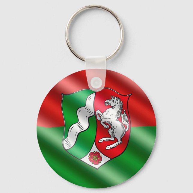 Tyska Flagga Nyckelring (Framsida)