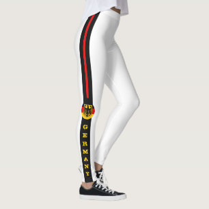 Tyska Flagga och Tysklanda mode-patrioter/sport Leggings