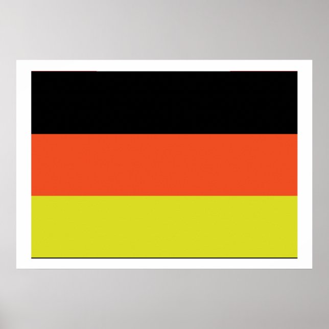 Tyska Flagga Poster (Framsidan)