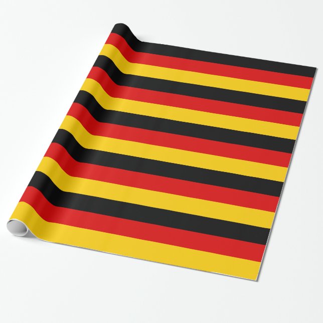 Tyska flagga presentpapper (Utrullad)