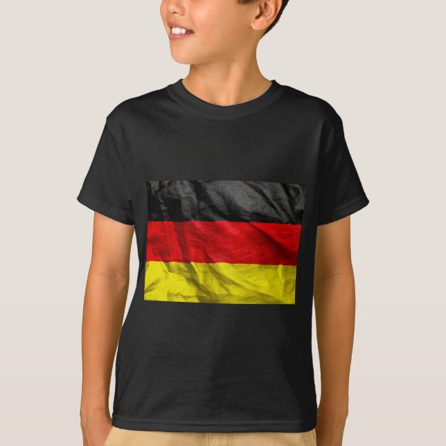 Tyska Flagga T Shirt (Framsida)