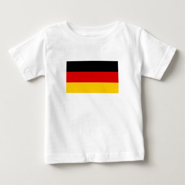 Tyska Flagga T Shirt (Framsida)
