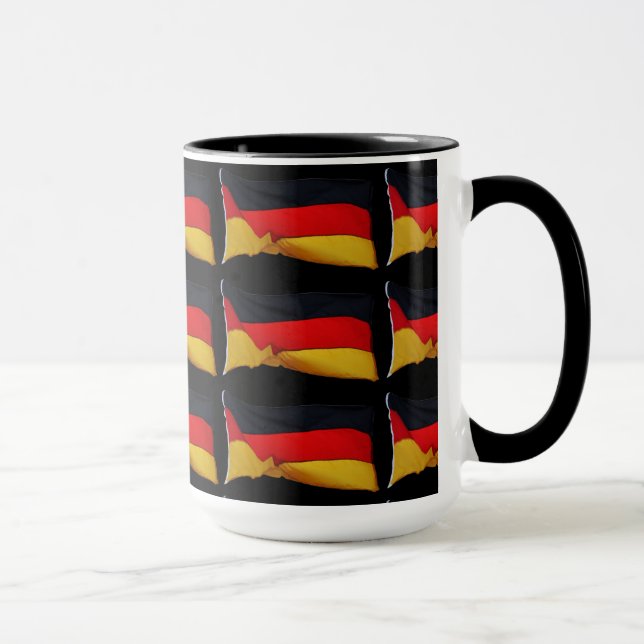 Tyska Flagga Tysklanda demokratiska republiken Mugg (Höger)
