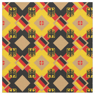 Tyska Flagga & Tysklandare Trendig Fabric mode Tyg