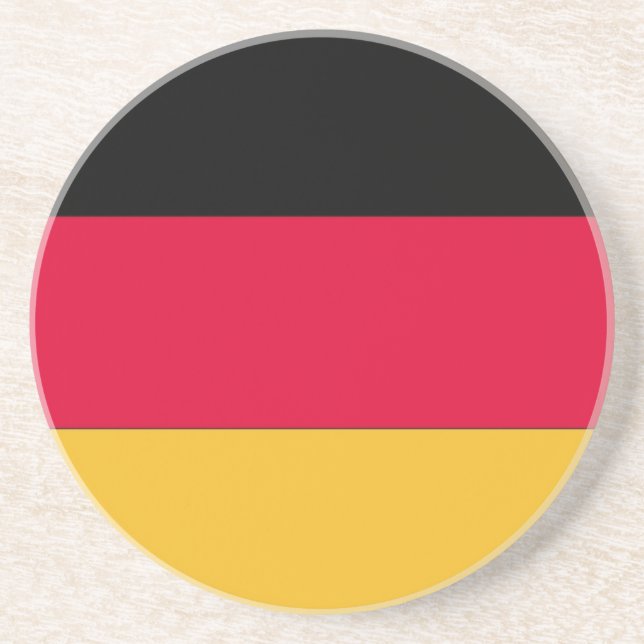 Tyska Flagga Underlägg Sandsten (Framsidan)