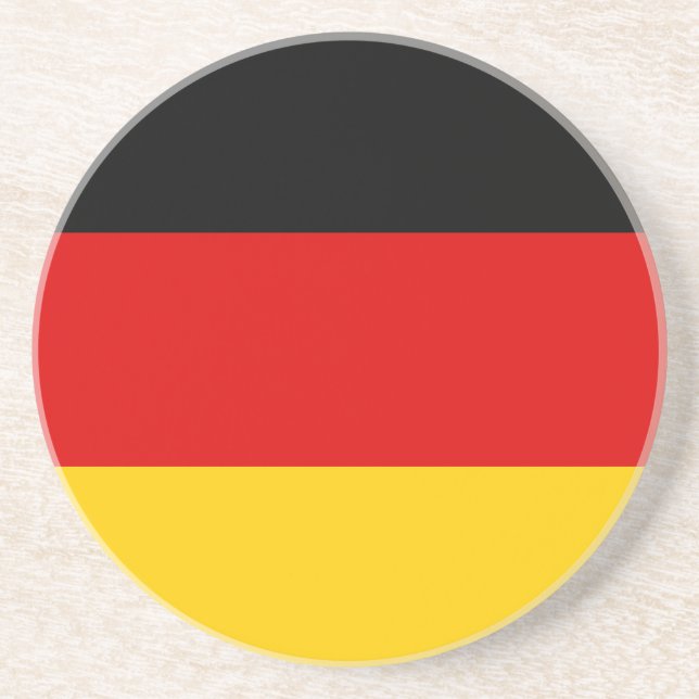 Tyska Flagga Underlägg Sandsten (Framsidan)