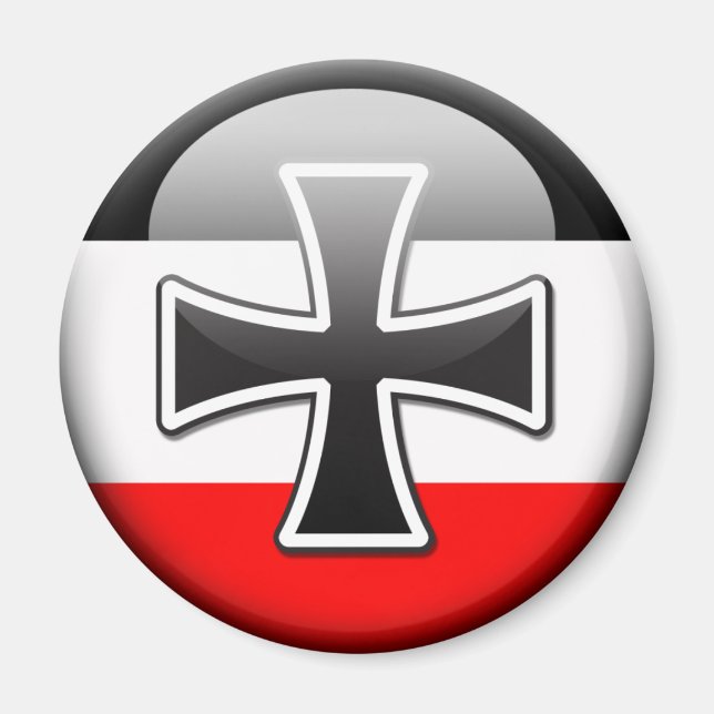 Tyska Flagga WWI Magnet (Framsidan)