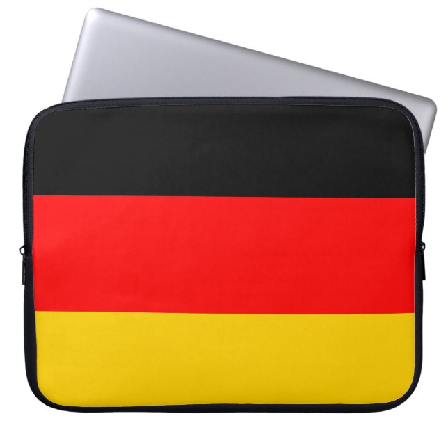 Tyska flaggan laptop fodral (Framsidan)