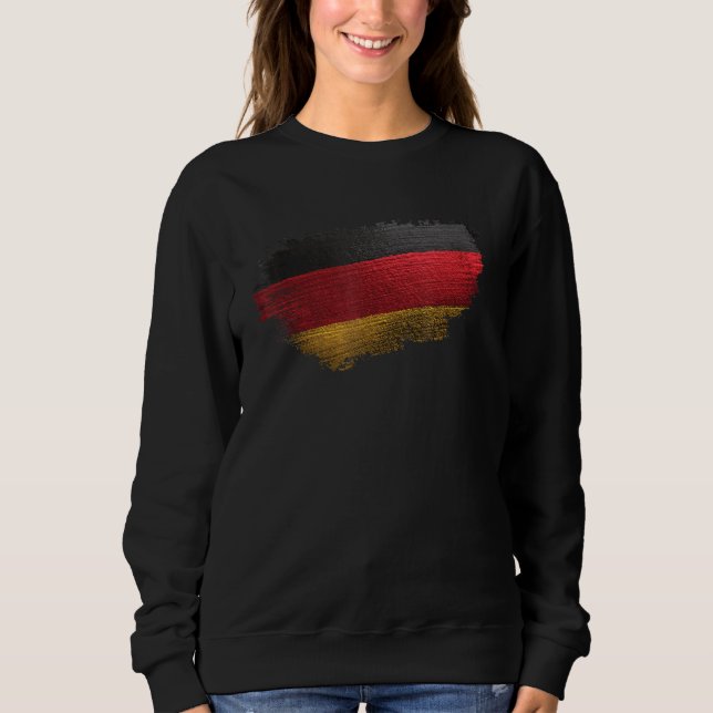 Tyska flaggan Tyskland flagga T Shirt (Framsida)