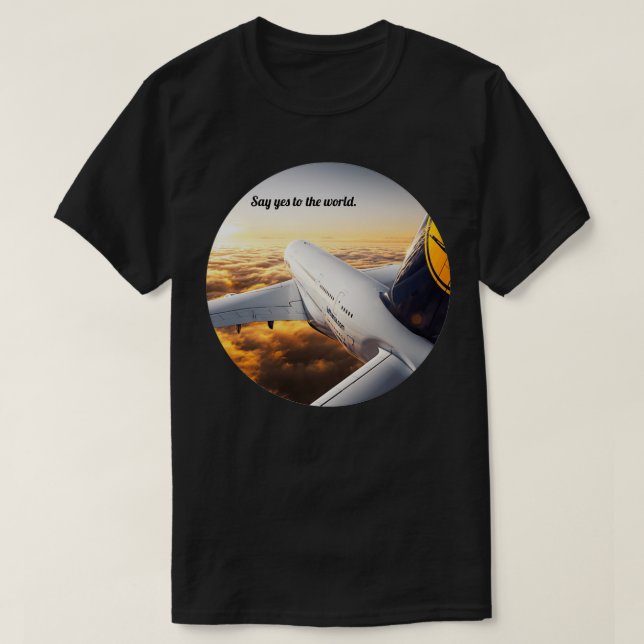 Tyska flygbolaget i Luft Design T Shirt (Design framsida)