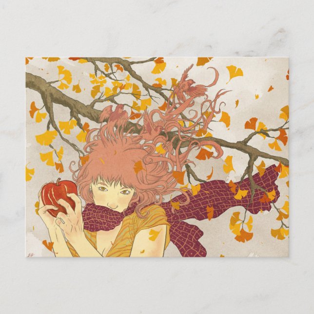 Tyska för hösten vykort (Framsida)